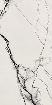 керамическая плитка универсальная FLOOR GRES black and white marble breach high-glossy 60x120