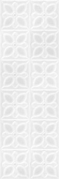 1 MEISSEN lissabon lbu053d рельеф квадраты белый 25x75