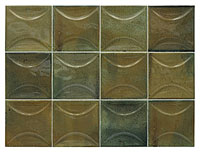 керамическая плитка настенная EQUIPE hanoi arco wild olive 10x10