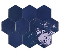1 WOW zellige hexa cobalt 10.8x12.4